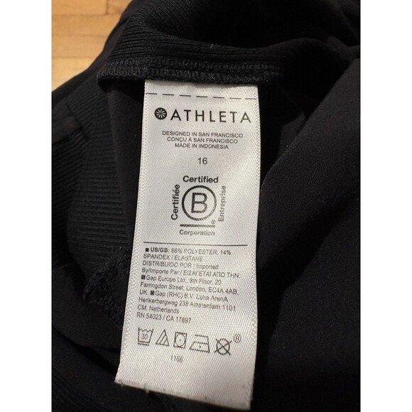 Athleta Size 16 Brooklyn Mid Rise Ankle Pant Black - Picture 5 of 6